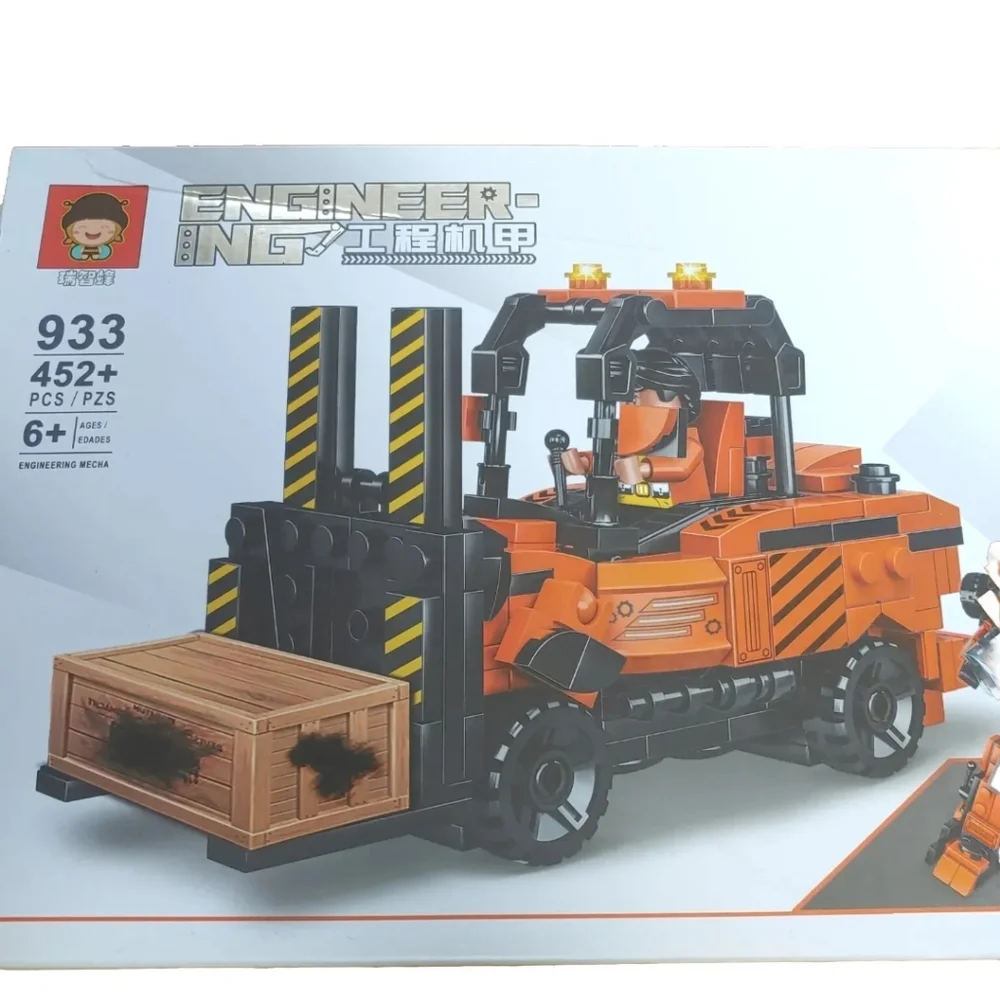 New Engineering Building Block Set Florklift Tranforms Robot 452 Pcs Boy Gift